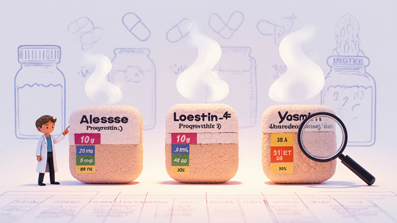 Compare Alesse (Ethinyl Estradiol, Levonorgestrel) with Alternatives
