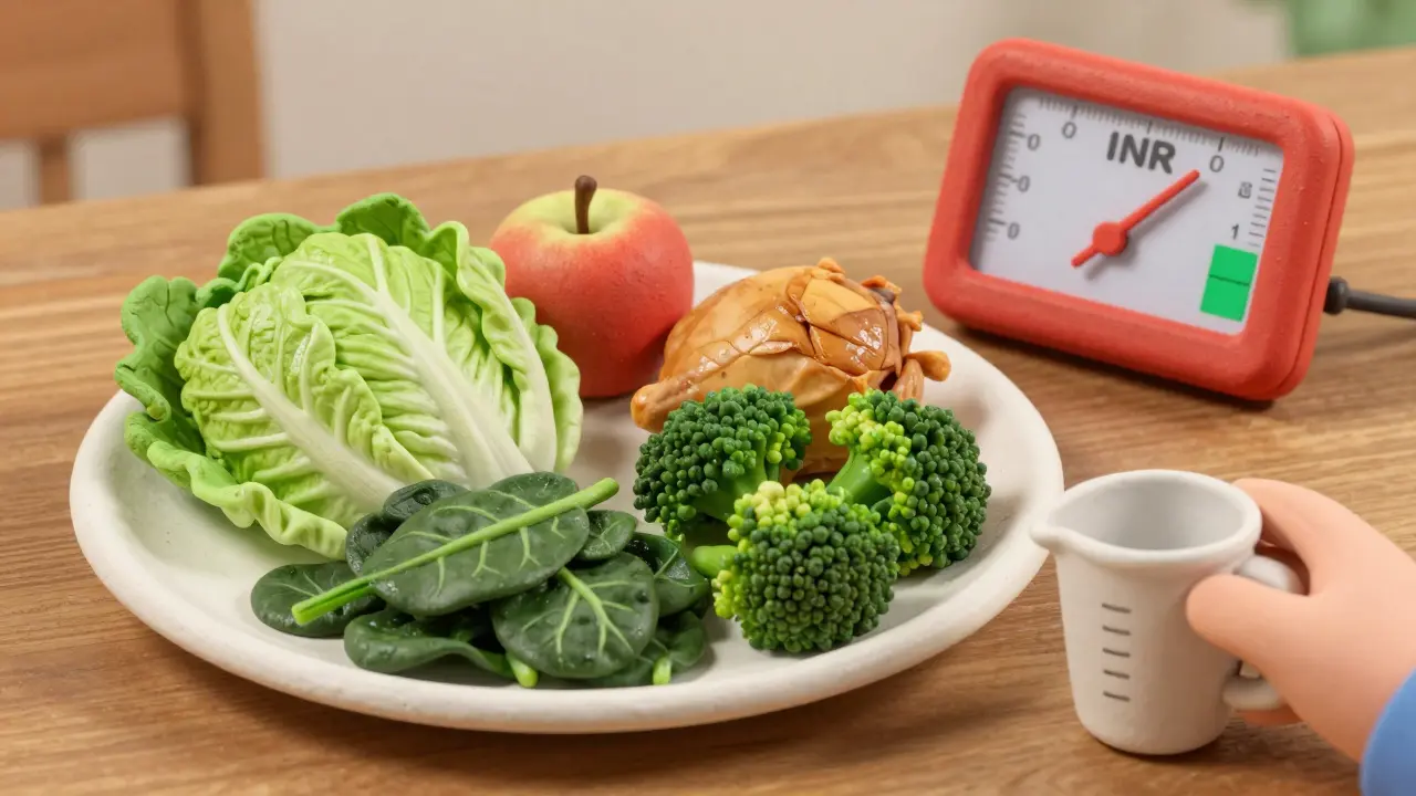 Vitamin K Foods and Warfarin Interactions for INR Control